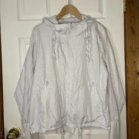 White Bomber Jacket - Picture 3 of 5